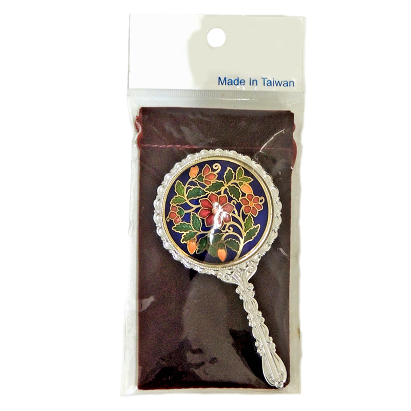 琺瑯手拿化妝鏡  | 客製化琺瑯飾品